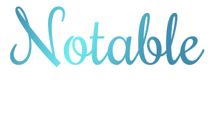A black and white logo for notable cleaners.