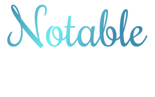 A black and white logo for notable cleaners.
